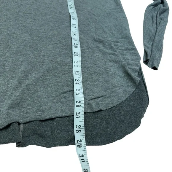 Kit & Ace Grey Jersey Pullover Long Sleeve Turtleneck Tunic Top Size  6 - Picture 8 of 10